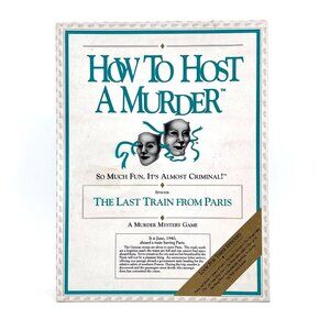 How To Host A Murder Game "The Last Train From Paris" Mystery Party Game Vintage